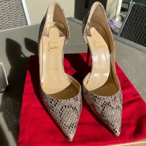 Christian Louboutin IRIZA 100 glitter pump